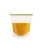 Sac en silicone réutilisable vert - 1.5 L