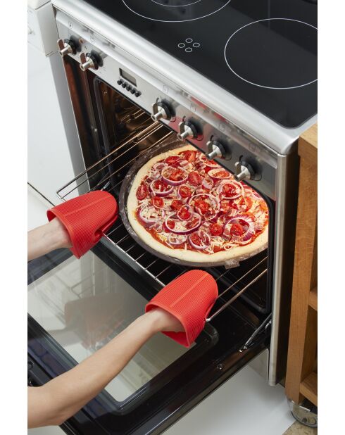 Runde braune Pizzamatte - 36 cm