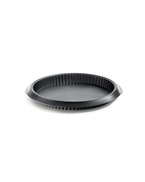 Quicheform aus Silikon 28 cm schwarz - 31,5x31,5x3 cm