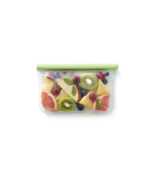 Sac plat réutilisable petit format vert