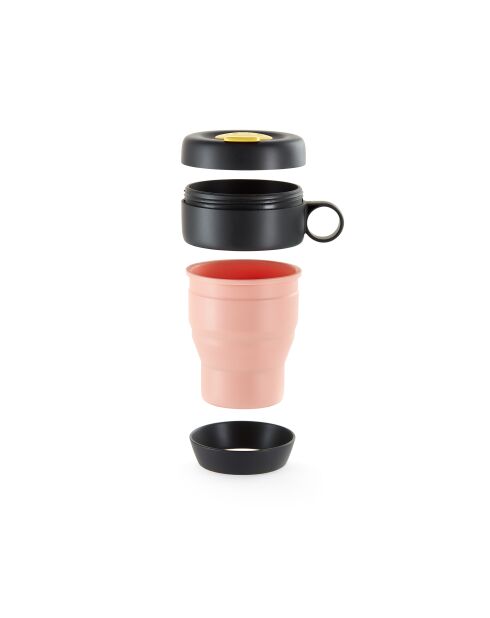 Tazza To Go corallo - 9x11,8x11 cm