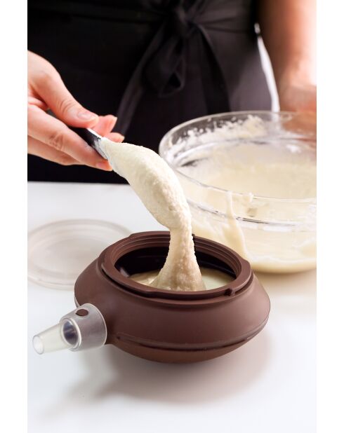 Kit autentico per macarons marroni - 40x30x0,5 cm