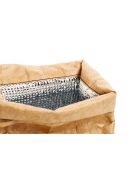 Braune Lunchbox-Tasche - 20x13x25 cm