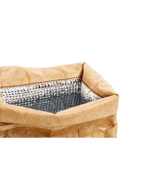 Braune Lunchbox-Tasche - 20x13x25 cm