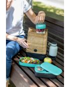 Braune Lunchbox-Tasche - 20x13x25 cm