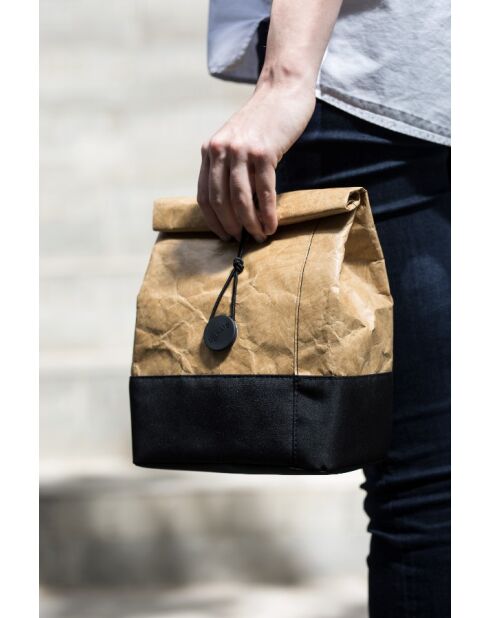Braune Lunchbox-Tasche - 20x13x25 cm
