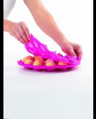 Stampo per cake pops in silicone rosa - 25x25x4,3 cm