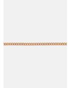 Polis Goldkettenarmband, rosafarbene Emaille