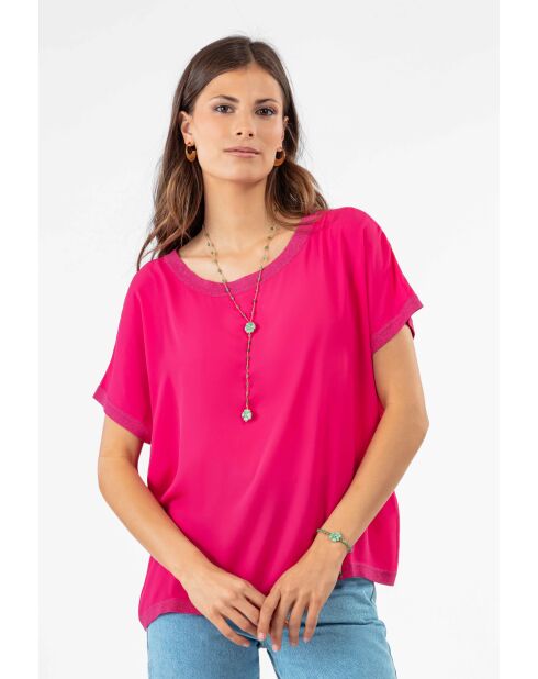 Fuchsia top Taina