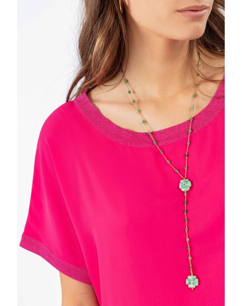 Fuchsia top Taina