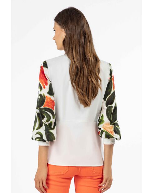 Camicia Ellen in cotone citrus/vaniglia