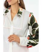 Camicia Ellen in cotone citrus/vaniglia