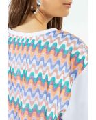 Adriel Top aus Baumwolle mit Lurexjersey