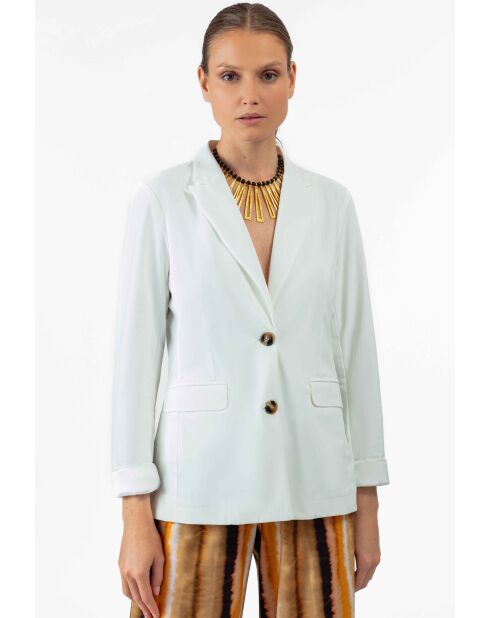 Witte blazer Salima