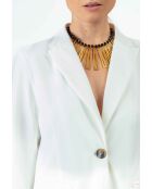 Witte blazer Salima