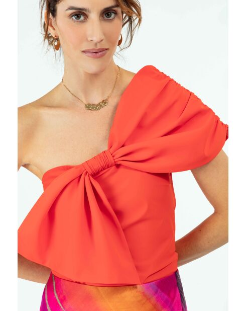 Orangefarbenes Alma Top