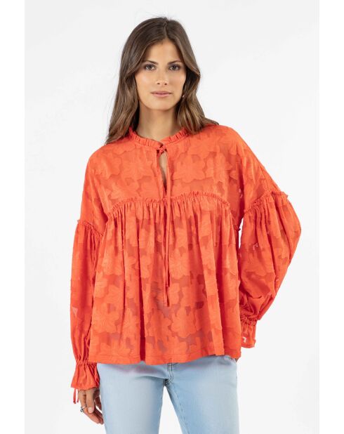 Blusa Finn coral