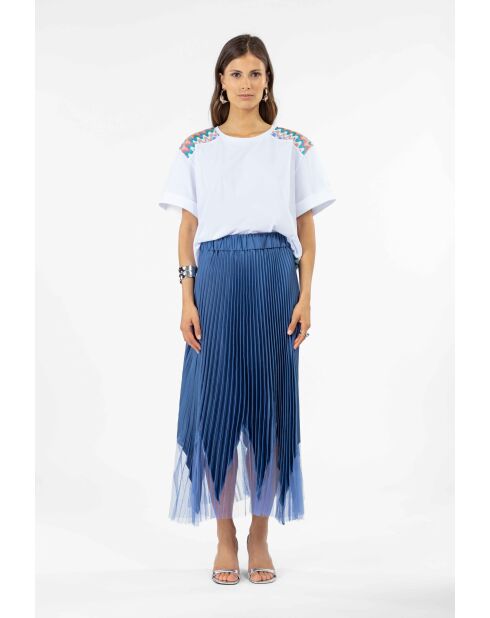 Falda azul Georgia