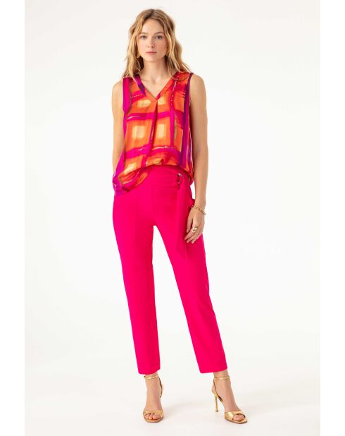 Pantalones Ivar fucsia