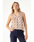 Camiseta sin mangas Amedee Aztec