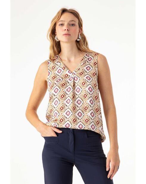 Camiseta sin mangas Amedee Aztec