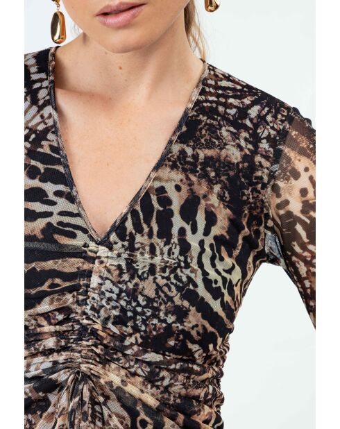 Abito animalier Elsa