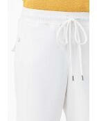 Weiße Brad-Hose