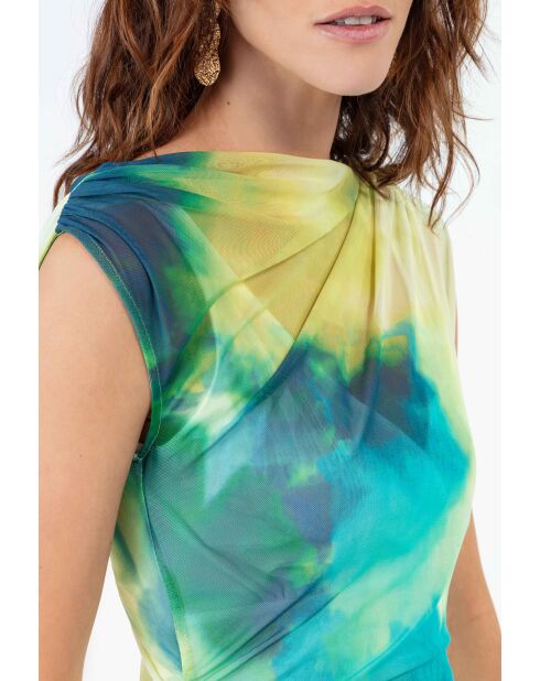 Robe+Fond Maya lagon