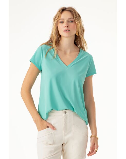 T-shirt Linda aqua