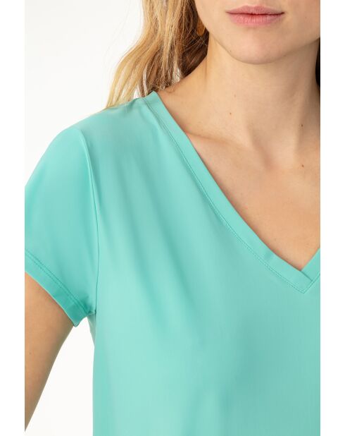 T-shirt Linda aqua
