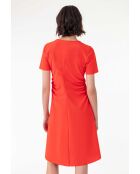 Orangefarbenes Camila-Kleid