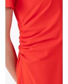 Orangefarbenes Camila-Kleid
