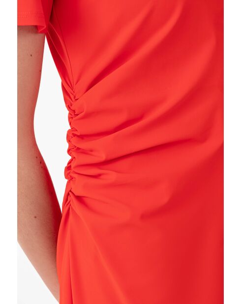Orangefarbenes Camila-Kleid