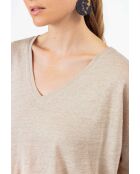 Tee-Shirt en lin Lazara sable