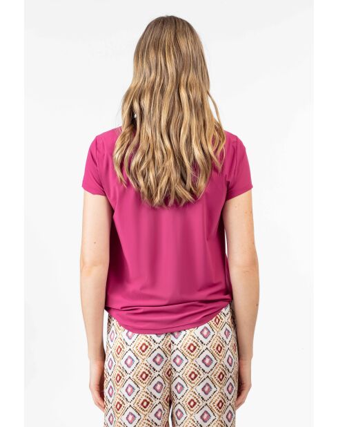 Camiseta Linda raspberry