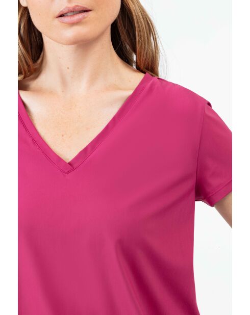 Camiseta Linda raspberry