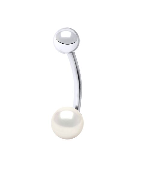 ICONIC natuurlijke witzilveren piercing