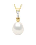 FOREVER LOVE natuurlijke wit-geelgouden hanger