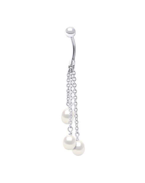 IKONISCHES Piercing aus natürlichem weißem Silber
