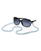 Catena per occhiali da vista in argento blu cielo LIENS D'AMOUR