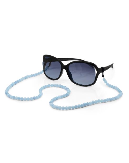 LIENS D'AMOUR himmelblaue silberne Brillenkette