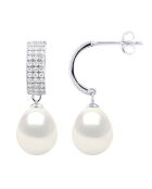 Orecchini ICONICI in argento bianco naturale