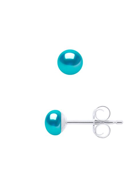 Pendientes ICÓNICOS de plata azul turquesa