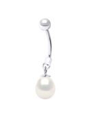 IKONISCHES Piercing aus natürlichem weißem Silber