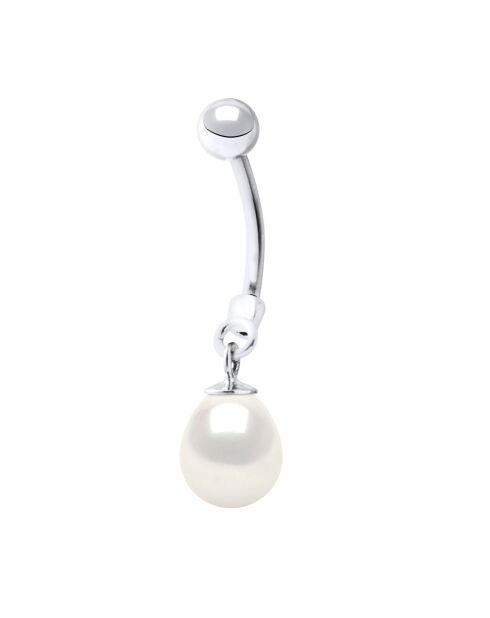 IKONISCHES Piercing aus natürlichem weißem Silber