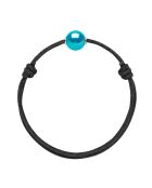 BRACCIALE IN ARGENTO NERO/TURCHESE SENZA TURCHESE