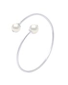 FOR EVER natuurlijke witzilveren armband