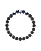 Tahiti FREE Armband aus schwarzem Silber