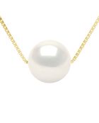 FOREVER LOVE natuurlijke wit-geelgouden halsketting