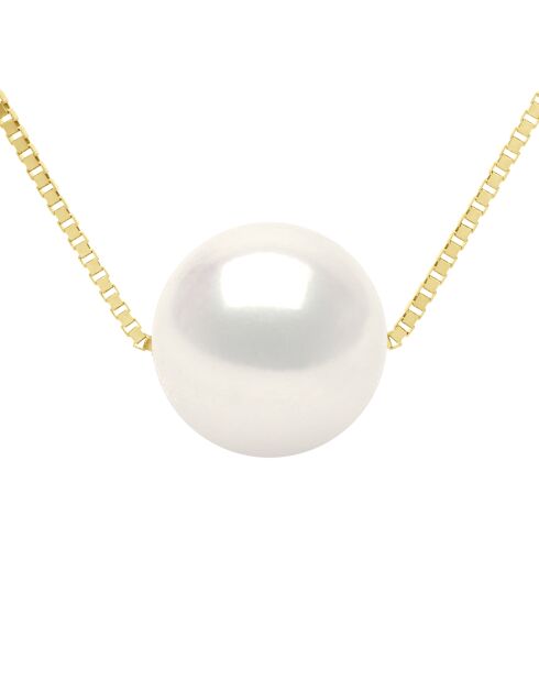 FOREVER LOVE natuurlijke wit-geelgouden halsketting